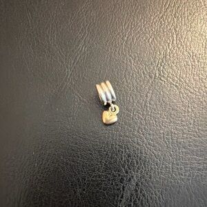Pandora Authentic Sterling Silver and 14k Gold Heart Charm